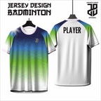 KAOS JERSEY BADMINTON/BULU TANGKIS   DRY FIT PREMIUM MURAH BAHAN EMBOSH KIDS ANAK DAN DEWASA COWO/CEWE BIG SIZE
