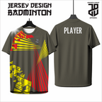KAOS JERSEY BADMINTON/BULU TANGKIS   DRY FIT PREMIUM MURAH BAHAN EMBOSH KIDS ANAK DAN DEWASA COWO/CEWE BIG SIZE