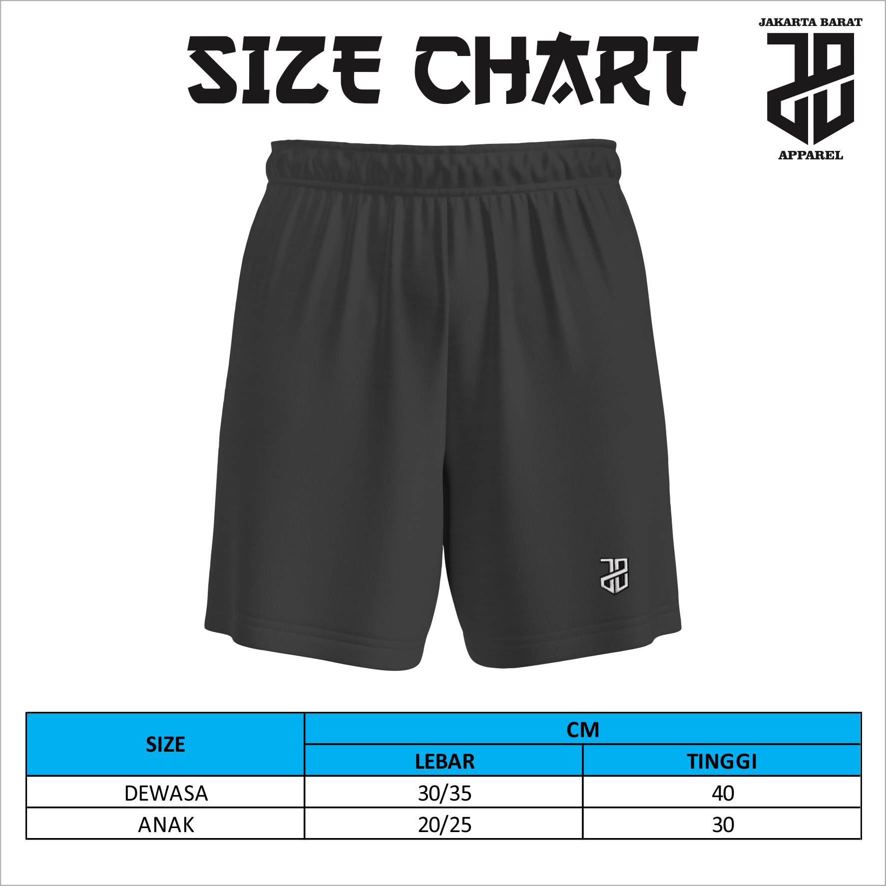 Celana Olahraga Custom Dryfit Milano | Futsal, Badminton, Minisoccer Anak & Dewasa