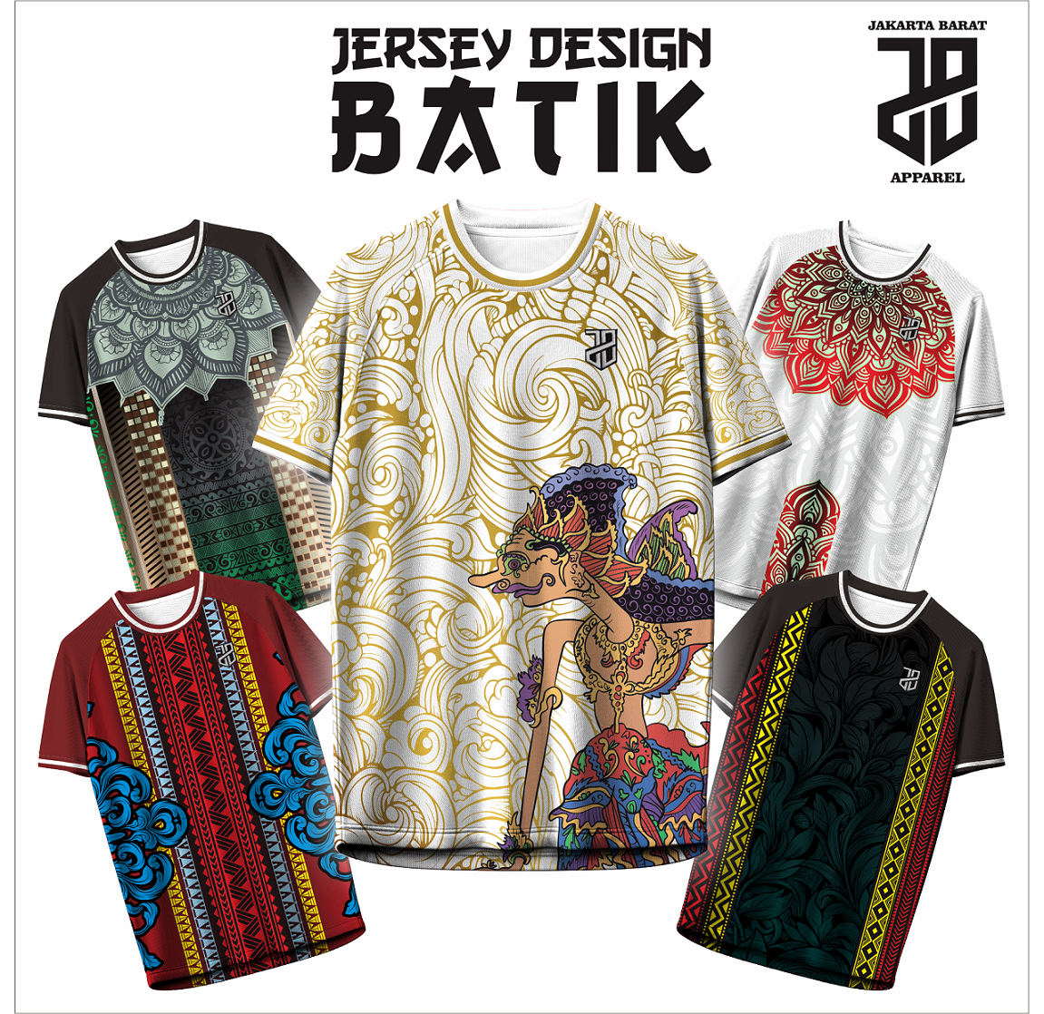 KAOS JERSEY FUTSAL BAJU BOLA MOTIF BATIK DRY FIT PREMIUM MURAH KIDS ANAK DAN DEWASA BIG SIZE