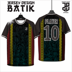 KAOS JERSEY FUTSAL BAJU BOLA MOTIF BATIK DRY FIT PREMIUM MURAH KIDS ANAK DAN DEWASA BIG SIZE