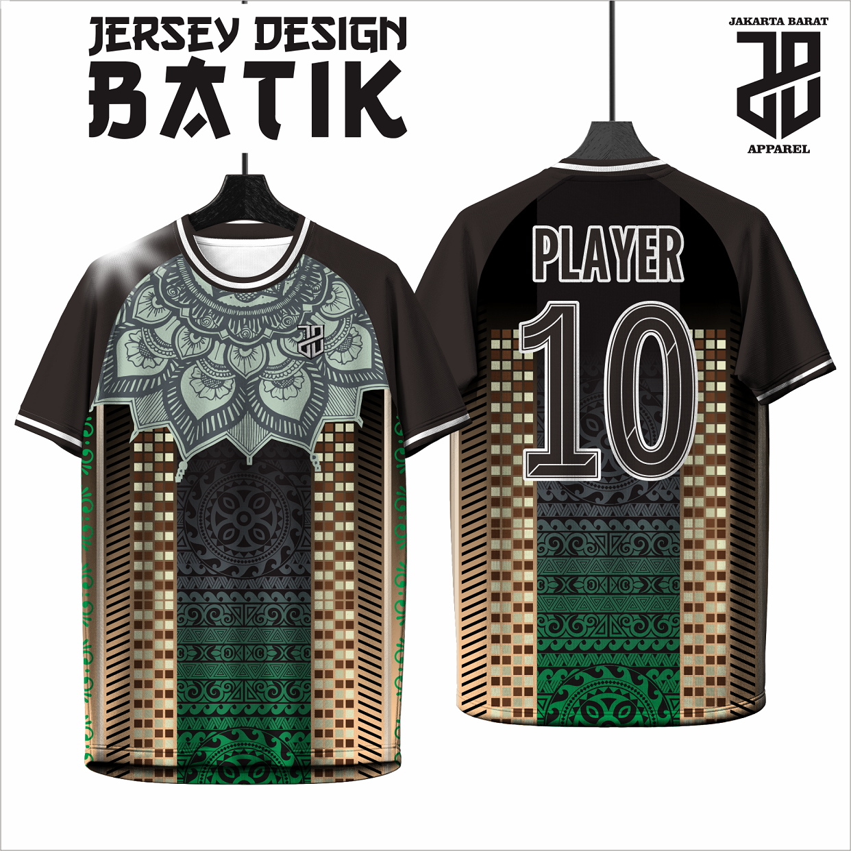 KAOS JERSEY FUTSAL BAJU BOLA MOTIF BATIK DRY FIT PREMIUM MURAH KIDS ANAK DAN DEWASA BIG SIZE