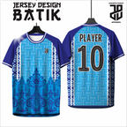 KAOS JERSEY FUTSAL BAJU BOLA MOTIF BATIK DRY FIT PREMIUM MURAH KIDS ANAK DAN DEWASA BIG SIZE