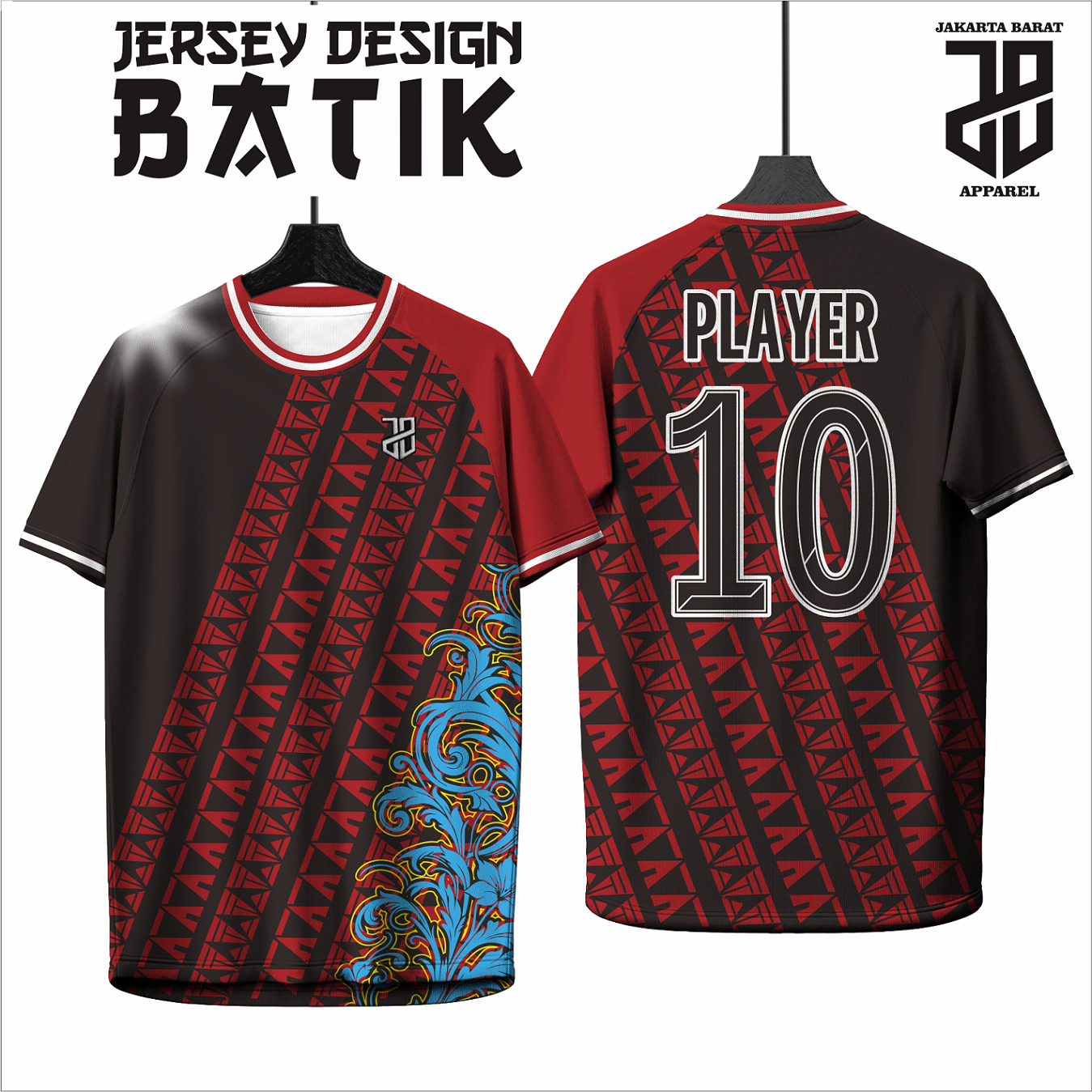 KAOS JERSEY FUTSAL BAJU BOLA MOTIF BATIK DRY FIT PREMIUM MURAH KIDS ANAK DAN DEWASA BIG SIZE