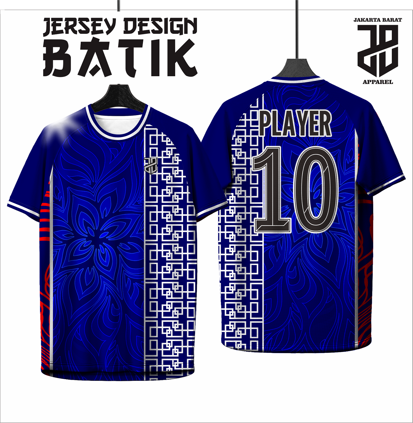 KAOS JERSEY FUTSAL BAJU BOLA MOTIF BATIK DRY FIT PREMIUM MURAH KIDS ANAK DAN DEWASA BIG SIZE