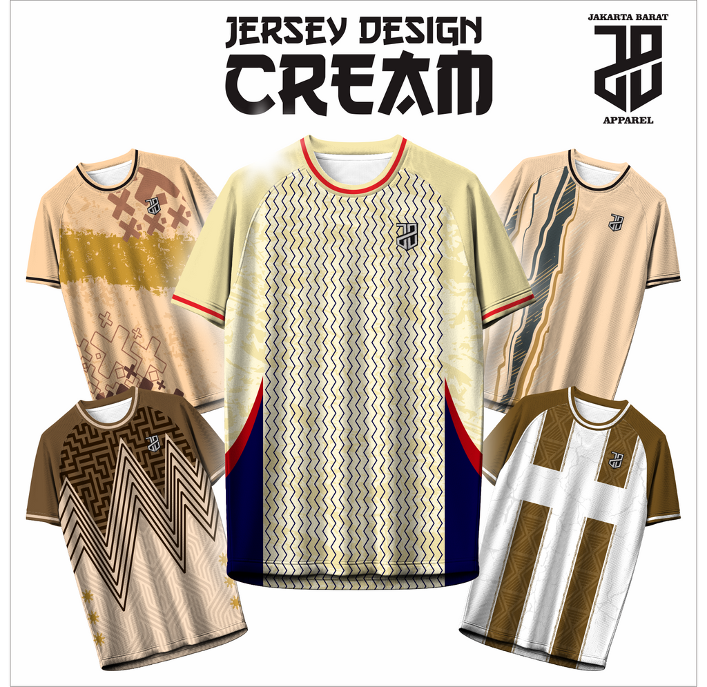 KAOS JERSEY FUTSAL BAJU & BADMINTON  MOTIF ABSTRAK CREAM/COKLAT MUDA  DRY FIT PREMIUM MURAH KIDS ANAK DAN DEWASA BIG SIZE (Copy) (Copy) (Copy) (Copy) (Copy) (Copy) (Copy) (Copy) (Copy) (Copy)