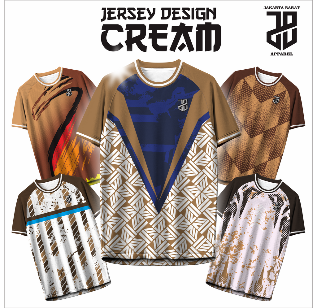 KAOS JERSEY FUTSAL & BADMINTON BAJU   MOTIF ABSTRAK CREAM/COKLAT  DRY FIT PREMIUM MURAH KIDS ANAK DAN DEWASA BIG SIZE (Copy) (Copy) (Copy) (Copy) (Copy) (Copy) (Copy) (Copy) (Copy) (Copy) (Copy) (Copy) (Copy)