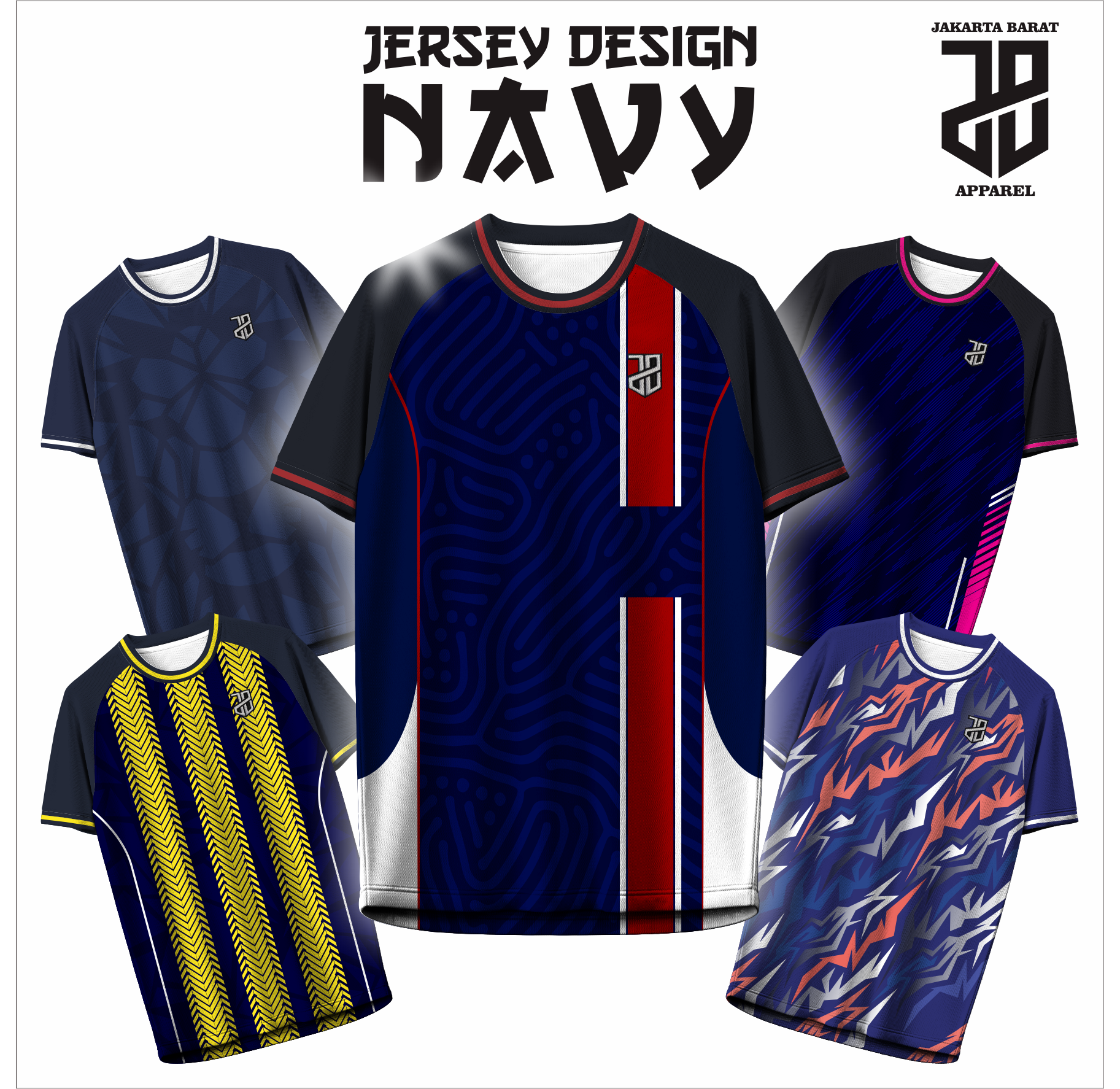 KAOS JERSEY FUTSAL & BADMINTON BAJU   Esport Profesional Motif NAVY Futuristik – Custom Nama & Logo  DRY FIT PREMIUM MURAH KIDS ANAK DAN DEWASA BIG SIZE (Copy) (Copy) (Copy) (Copy)