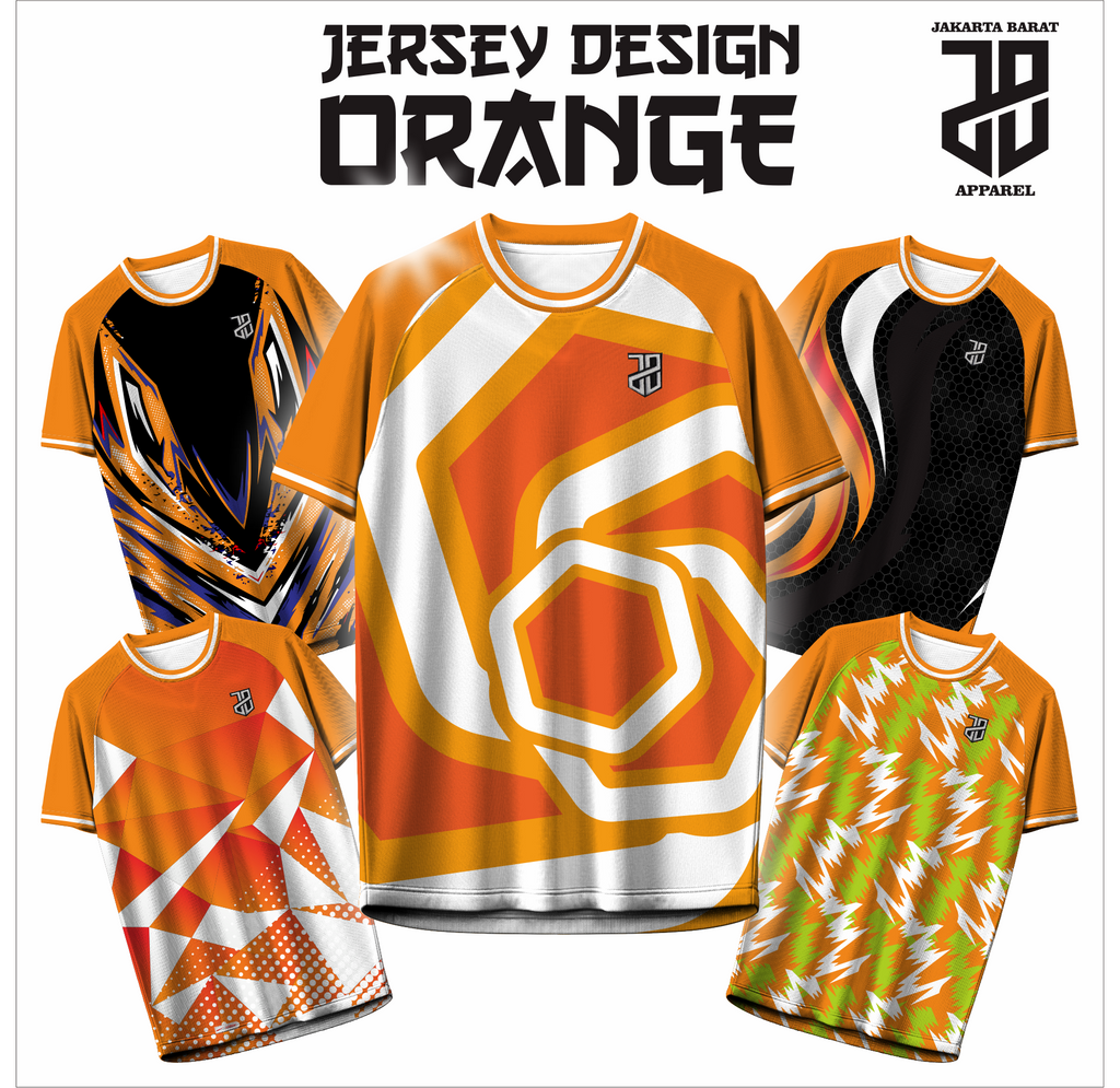 KAOS JERSEY FUTSAL & BADMINTON BAJU Gaming ORANGE Keren Motif Geometris – Nyaman & Stylish  DRY FIT PREMIUM MURAH KIDS ANAK DAN DEWASA BIG SIZE (Copy) (Copy) (Copy)