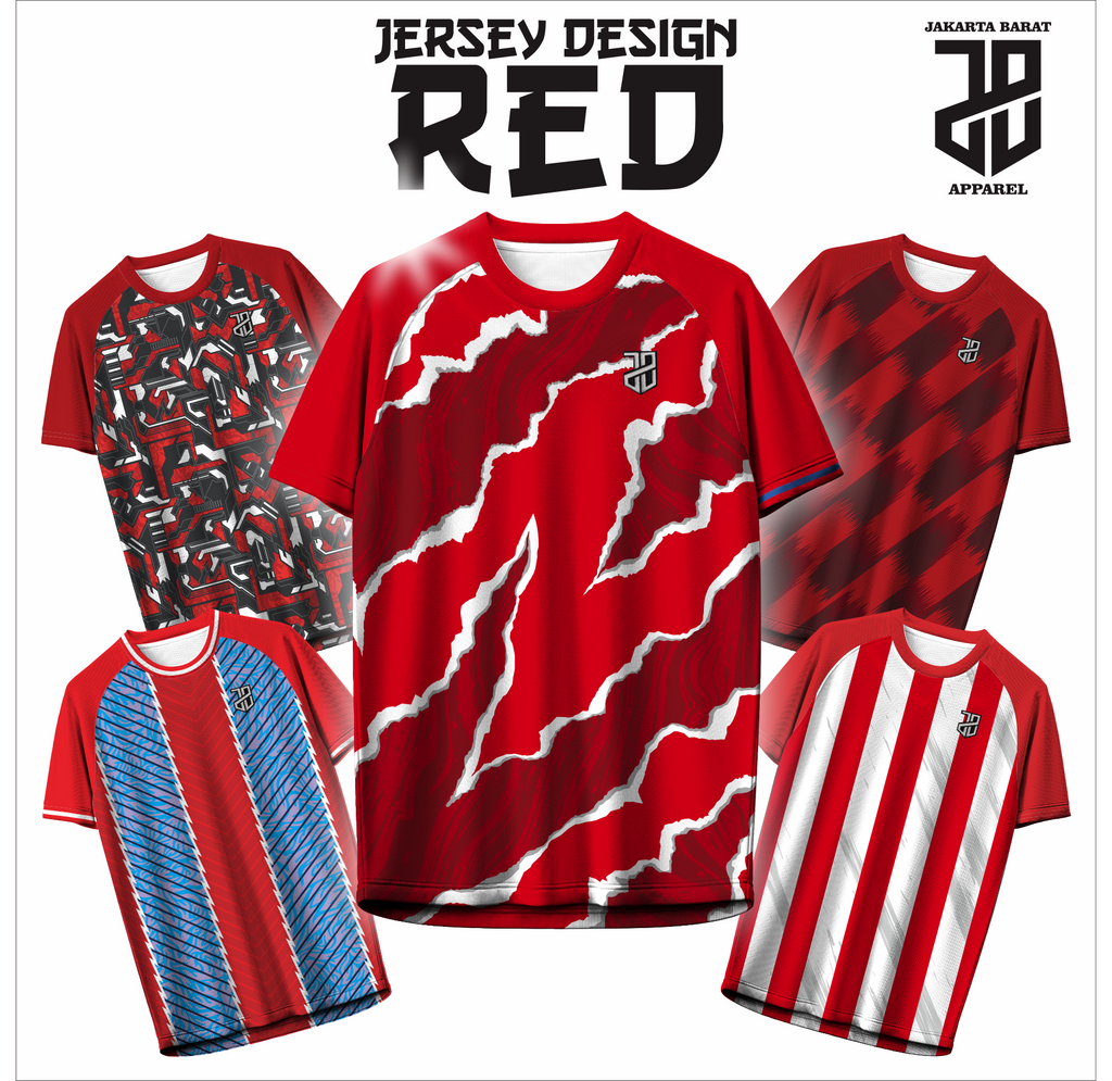 KAOS JERSEY FUTSAL & BADMINTON Esport RED/MERAH Abstract Edition  DRY FIT PREMIUM MURAH KIDS ANAK DAN DEWASA CEWE COWO BIG SIZE (Copy) (Copy) (Copy) (Copy) (Copy) (Copy)