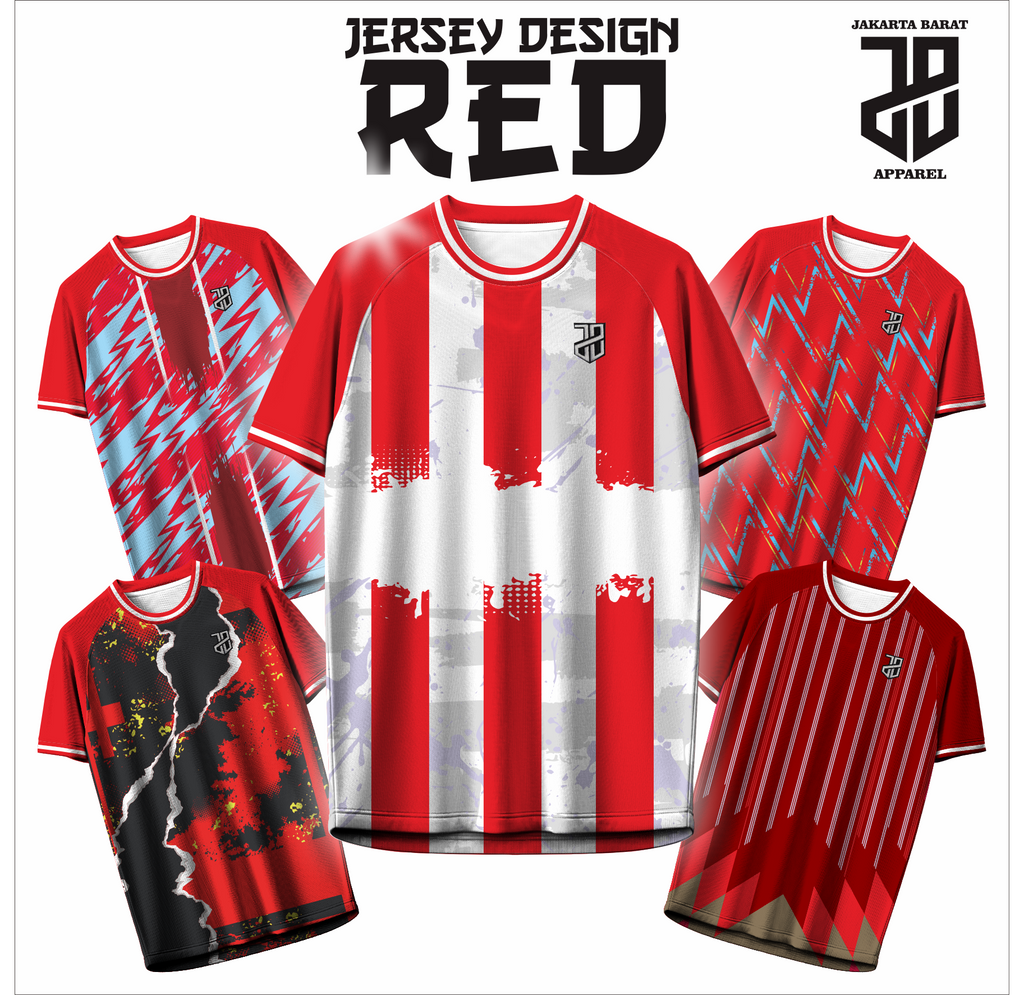 KAOS JERSEY FUTSAL & BADMINTON Esport RED/MERAH Abstract Edition  DRY FIT PREMIUM MURAH KIDS ANAK DAN DEWASA CEWE COWO BIG SIZE (Copy) (Copy) (Copy) (Copy) (Copy) (Copy) (Copy)