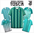 KAOS JERSEY FUTSAL & BADMINTON Custom TOSCA Edition  DRY FIT PREMIUM BAHAN EMBOSH MURAH KIDS ANAK DAN DEWASA BIG SIZE