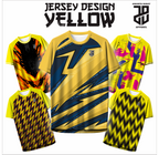 KAOS JERSEY BADMINTON/BULU TANGKIS  YELLOW/KUNING DRY FIT PREMIUM MURAH KIDS ANAK DAN DEWASA COWO/CEWEBIG SIZE