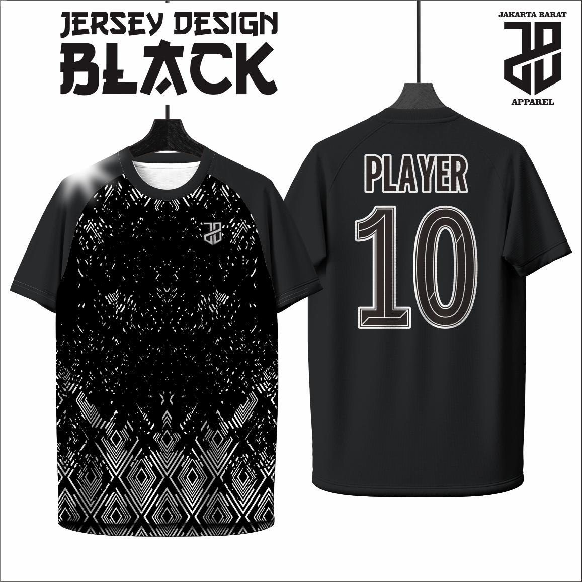 KAOS JERSEY FUTSAL BAJU BOLA MOTIF BLACK/HITAM DRY FIT PREMIUM MURAH KIDS ANAK DAN DEWASA BIG SIZE (Copy) (Copy)