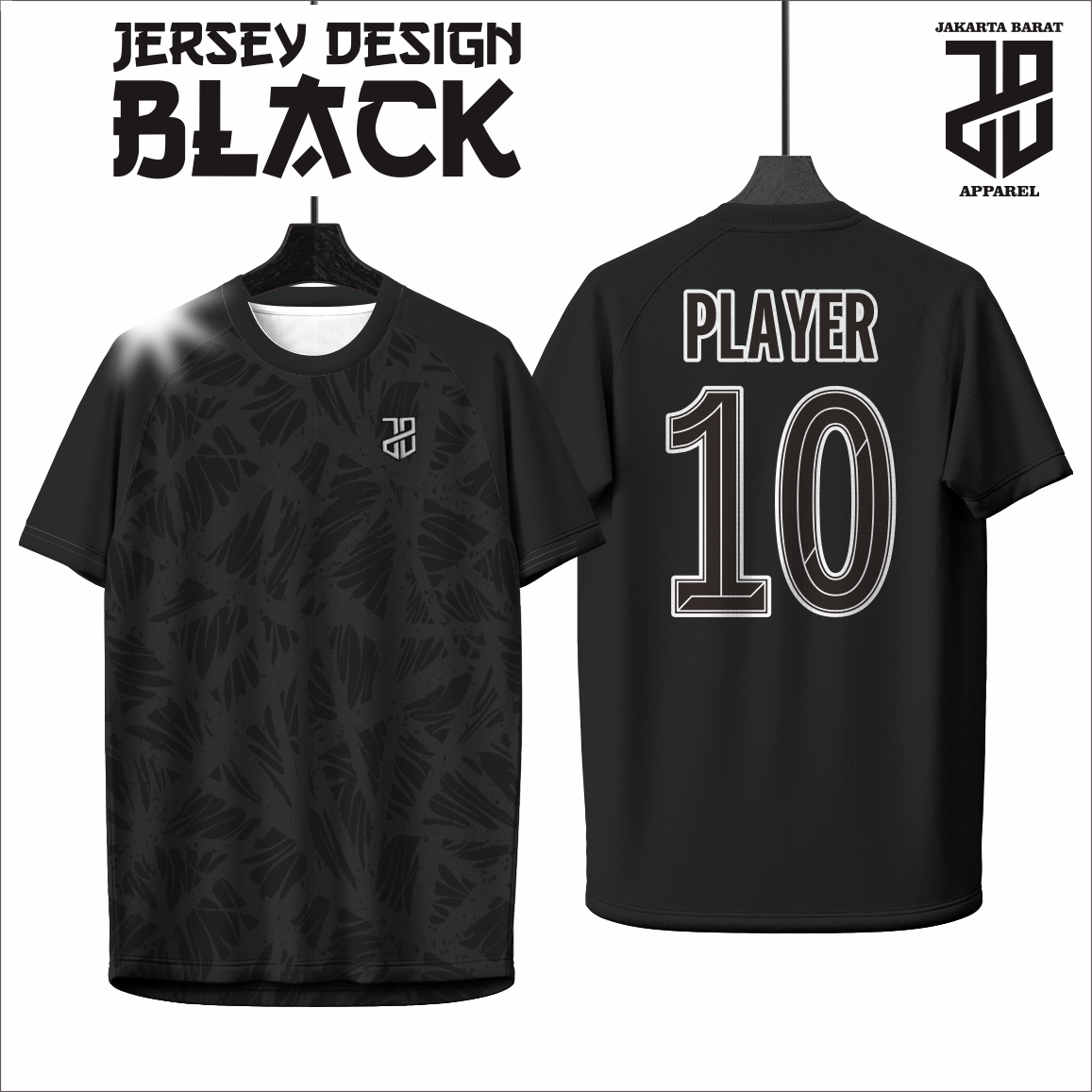 KAOS JERSEY FUTSAL BAJU BOLA MOTIF BLACK/HITAM DRY FIT PREMIUM MURAH KIDS ANAK DAN DEWASA BIG SIZE (Copy) (Copy)