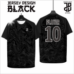 KAOS JERSEY FUTSAL BAJU BOLA MOTIF ABSTRAK BLACK/HITAM DRY FIT PREMIUM MURAH BAHAN EMBOSH KIDS ANAK DAN DEWASA COWO/CEWE BIG SIZE