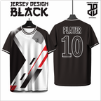KAOS JERSEY FUTSAL BAJU BOLA MOTIF ABSTRAK BLACK/HITAM DRY FIT PREMIUM MURAH BAHAN EMBOSH KIDS ANAK DAN DEWASA COWO/CEWE BIG SIZE