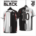 KAOS JERSEY FUTSAL BAJU BOLA MOTIF ABSTRAK BLACK/HITAM DRY FIT PREMIUM MURAH BAHAN EMBOSH KIDS ANAK DAN DEWASA COWO/CEWE BIG SIZE
