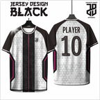 KAOS JERSEY FUTSAL BAJU  MOTIF ABSTRAK BLACK/HITAM  DRY FIT PREMIUM BAHAH EMBOSH MURAH FREE COSTUM KIDS ANAK DAN DEWASA BIG SIZE