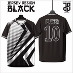 KAOS JERSEY FUTSAL BAJU  MOTIF ABSTRAK BLACK/HITAM  DRY FIT PREMIUM BAHAH EMBOSH MURAH FREE COSTUM KIDS ANAK DAN DEWASA BIG SIZE