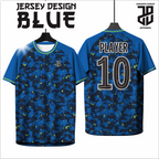 KAOS JERSEY FUTSAL BAJU  MOTIF ABSTRAK BLUE/BIRU  DRY FIT PREMIUM MURAH BAHAN EMBOSH KIDS ANAK DAN DEWASA COWO/CEWEBIG SIZE
