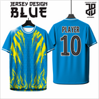 KAOS JERSEY FUTSAL BAJU  MOTIF kekinian BLUE/BIRU  DRY FIT PREMIUM MURAH BAHAN EMBOSH KIDS ANAK DAN DEWASA COWO/CEWE BIG SIZE