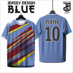 KAOS JERSEY FUTSAL BAJU & BADMINTON  MOTIF kekinian BLUE/BIRU  DRY FIT PREMIUM MURAH BAHAN EMBOSH KIDS ANAK DAN DEWASA COWO/CEWE BIG SIZE