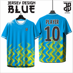 KAOS JERSEY FUTSAL BAJU & BADMINTON  MOTIF kekinian BLUE/BIRU  DRY FIT PREMIUM MURAH BAHAN EMBOSH KIDS ANAK DAN DEWASA COWO/CEWE BIG SIZE