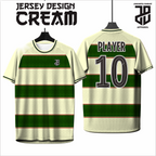 KAOS JERSEY FUTSAL BAJU & BADMINTON  MOTIF ABSTRAK CREAM/COKLAT MUDA  DRY FIT PREMIUM MURAH BAHAN EMBOSH KIDS ANAK DAN DEWASA COWO/CEWEBIG SIZE