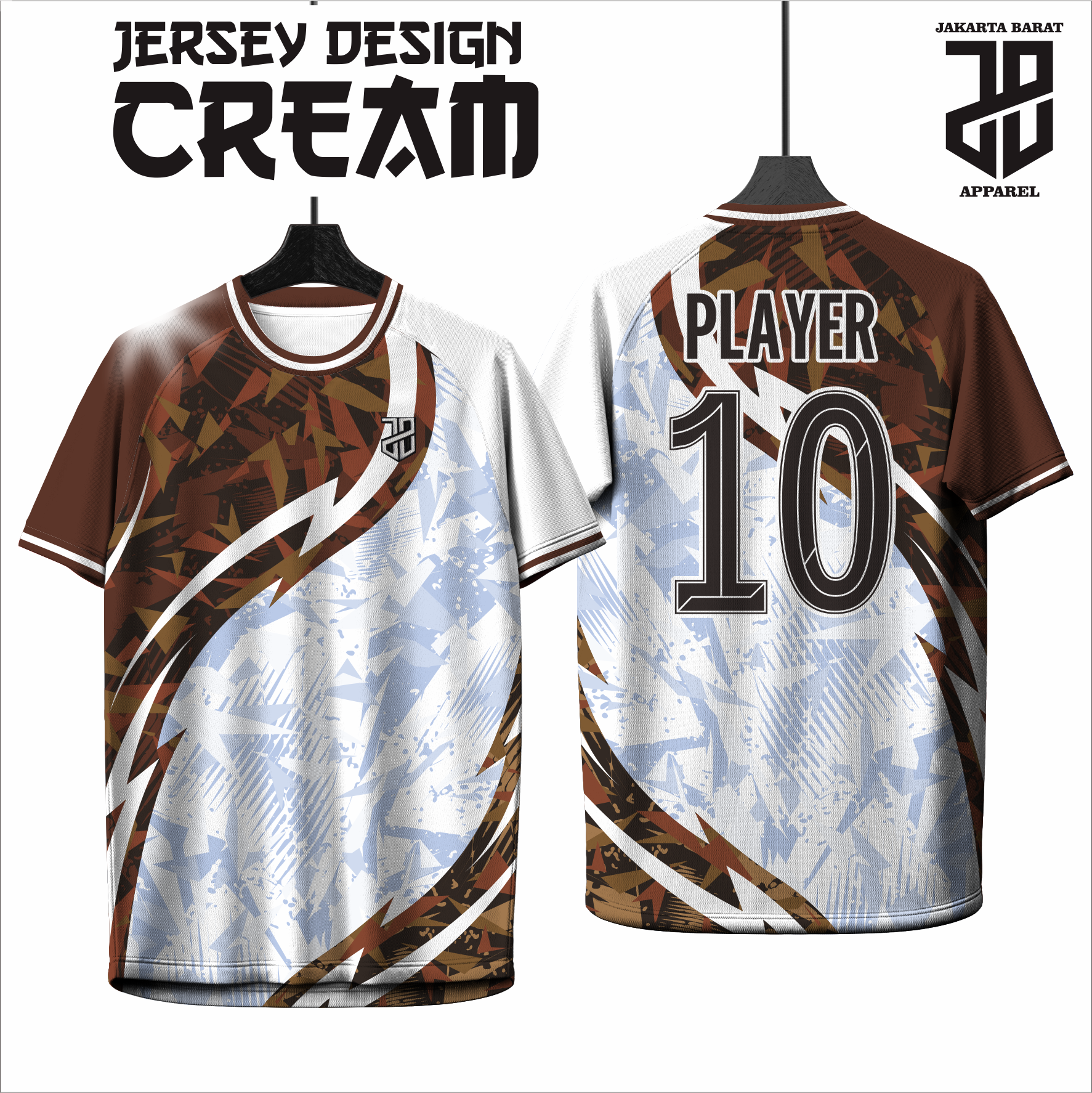 KAOS JERSEY FUTSAL & BADMINTON BAJU   MOTIF ABSTRAK CREAM/COKLAT  DRY FIT PREMIUM MURAH KIDS ANAK DAN DEWASA BIG SIZE (Copy) (Copy) (Copy) (Copy) (Copy) (Copy) (Copy) (Copy) (Copy) (Copy) (Copy) (Copy) (Copy)