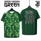 KAOS JERSEY FUTSAL & BADMINTON Esport Green/Hijau – Desain Modern Full Print  DRY FIT PREMIUM MURAHBAHAN EMBOSH KIDS ANAK DAN DEWASA COWO/CEWE BIG SIZE