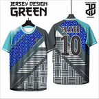 KAOS JERSEY FUTSAL & BADMINTON Custom Green/Hijau Edition  DRY FIT PREMIUM MURAH BAHAN EMBOSH KIDS ANAK DAN DEWASA COWO/CEWE BIG SIZE