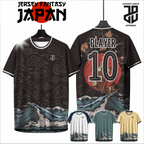 KAOS JERSEY FUTSAL & BADMINTON  Japanese Warrior Anime  DRY FIT PREMIUM MURAH BAHAN EMBOSH KIDS ANAK DAN DEWASA COWO/CEWE BIG SIZE