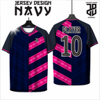 KAOS JERSEY FUTSAL & BADMINTON BAJU   Esport Profesional Motif NAVY Futuristik – Custom Nama & Logo  DRY FIT PREMIUM MURAH BAHAN EMBOSH  KIDS ANAK DAN DEWASA COWO/CEWE BIG SIZE
