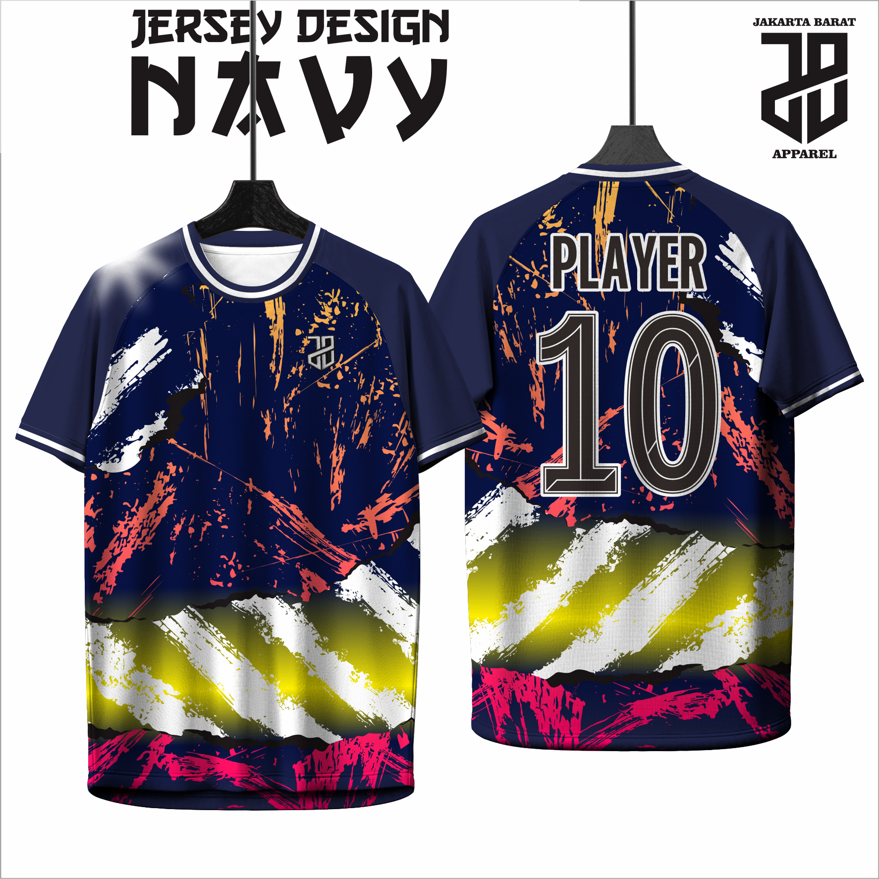 KAOS JERSEY FUTSAL & BADMINTON BAJU   Esport Profesional Motif NAVY Futuristik – Custom Nama & Logo  DRY FIT PREMIUM MURAH KIDS ANAK DAN DEWASA BIG SIZE (Copy) (Copy) (Copy) (Copy)