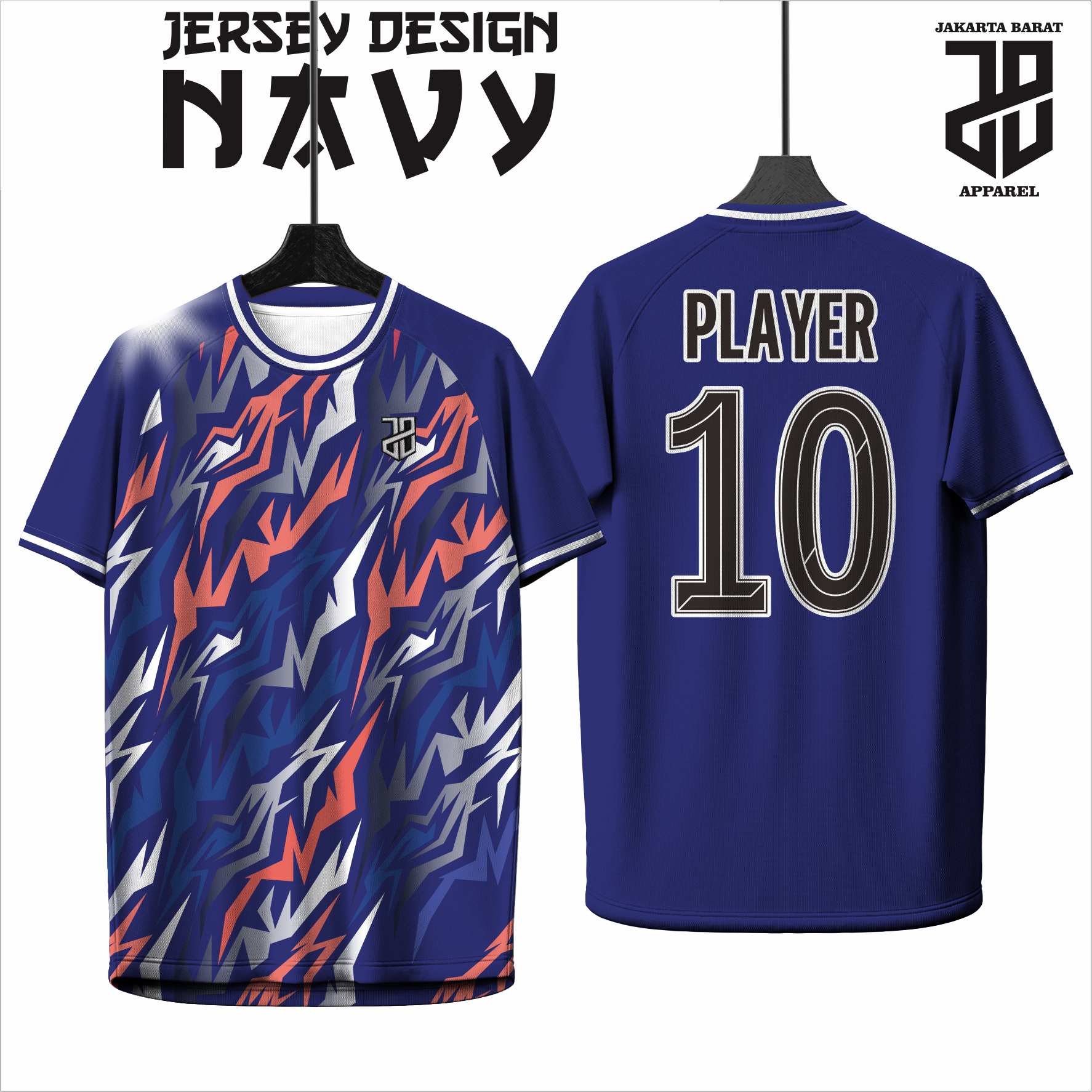 KAOS JERSEY FUTSAL & BADMINTON BAJU   Esport Profesional Motif NAVY Futuristik – Custom Nama & Logo  DRY FIT PREMIUM MURAH KIDS ANAK DAN DEWASA BIG SIZE (Copy) (Copy) (Copy) (Copy)