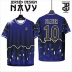 KAOS JERSEY FUTSAL & BADMINTON BAJU   Esport Profesional Motif NAVY Futuristik – Custom Nama & Logo  DRY FIT PREMIUM MURAH BAHAN EMBOSH  KIDS ANAK DAN DEWASA COWO/CEWE BIG SIZE