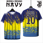 KAOS JERSEY FUTSAL & BADMINTON BAJU Esport NAVY Geometris Kekinian – Nyaman untuk Gaming dan Olahraga  DRY FIT PREMIUM MURAH BAHAN EMBOSH KIDS ANAK DAN DEWASA COWO/CEWE BIG SIZE
