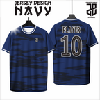 KAOS JERSEY FUTSAL & BADMINTON Esport NAVY Abstract Edition  DRY FIT PREMIUM MURAH BAHAN EMBOSH KIDS ANAK DAN DEWAS COWO/CEWE BIG SIZE