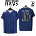 KAOS JERSEY FUTSAL & BADMINTON Esport NAVY Abstract Edition  DRY FIT PREMIUM MURAH BAHAN EMBOSH KIDS ANAK DAN DEWAS COWO/CEWE BIG SIZE