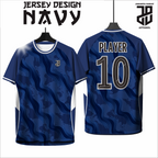 KAOS JERSEY FUTSAL & BADMINTON BAJU CUSTOM Warna NAVY/BIRU Eksklusif  DRY FIT PREMIUM MURAH BAHAN EMBOSH KIDS ANAK DAN DEWASA COWO/CEWE BIG SIZE