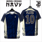 KAOS JERSEY FUTSAL & BADMINTON BAJU CUSTOM Warna NAVY/BIRU Eksklusif  DRY FIT PREMIUM MURAH BAHAN EMBOSH KIDS ANAK DAN DEWASA COWO/CEWE BIG SIZE
