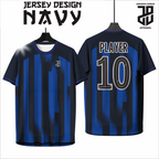 KAOS JERSEY FUTSAL & BADMINTON BAJU CUSTOM Warna NAVY/BIRU Eksklusif  DRY FIT PREMIUM MURAH BAHAN EMBOSH KIDS ANAK DAN DEWASA COWO/CEWE BIG SIZE