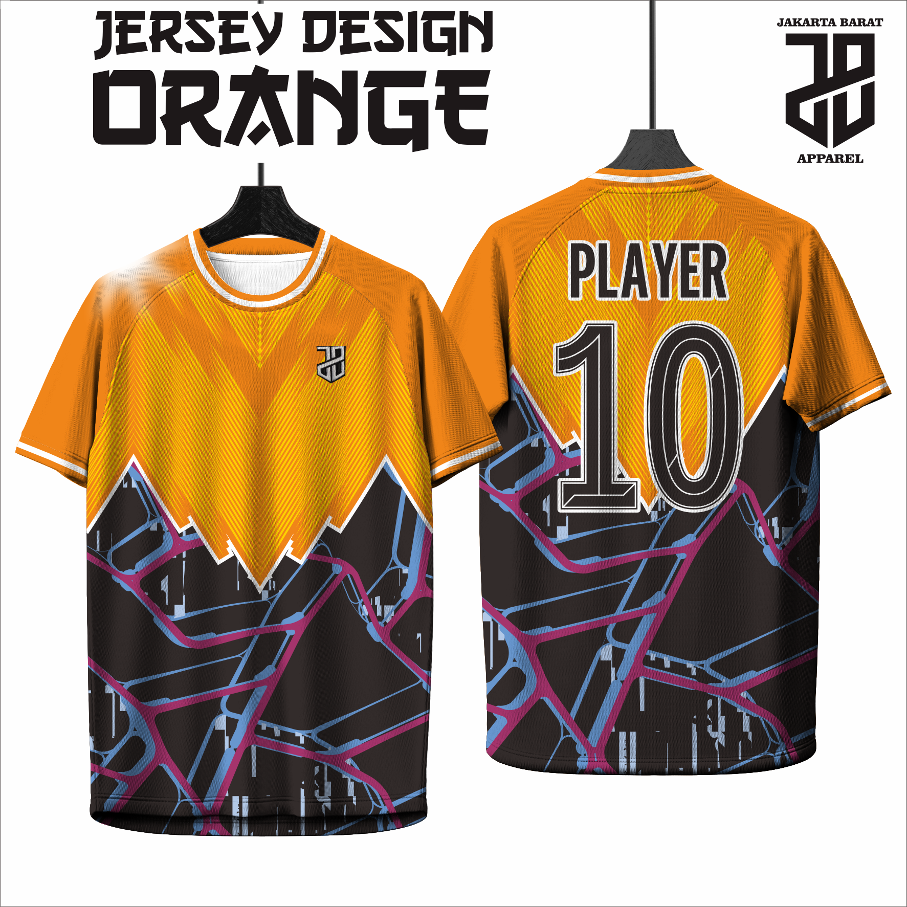 KAOS JERSEY FUTSAL & BADMINTON BAJU Esport ORANGE Geometric – Ringan dan Adem Dipakai  DRY FIT PREMIUM MURAH KIDS ANAK DAN DEWASA BIG SIZE (Copy) (Copy) (Copy) (Copy) (Copy) (Copy)