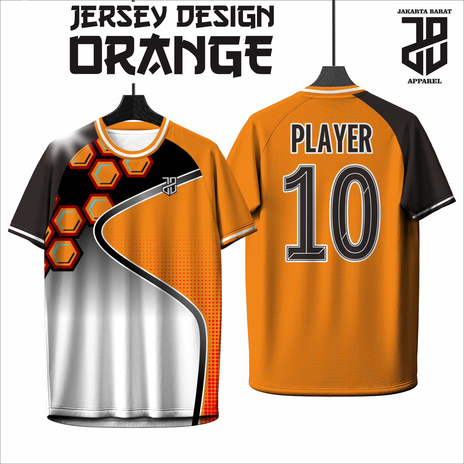KAOS JERSEY FUTSAL & BADMINTON BAJU Esport ORANGE Geometric – Ringan dan Adem Dipakai  DRY FIT PREMIUM MURAH KIDS ANAK DAN DEWASA BIG SIZE (Copy) (Copy) (Copy) (Copy) (Copy) (Copy)