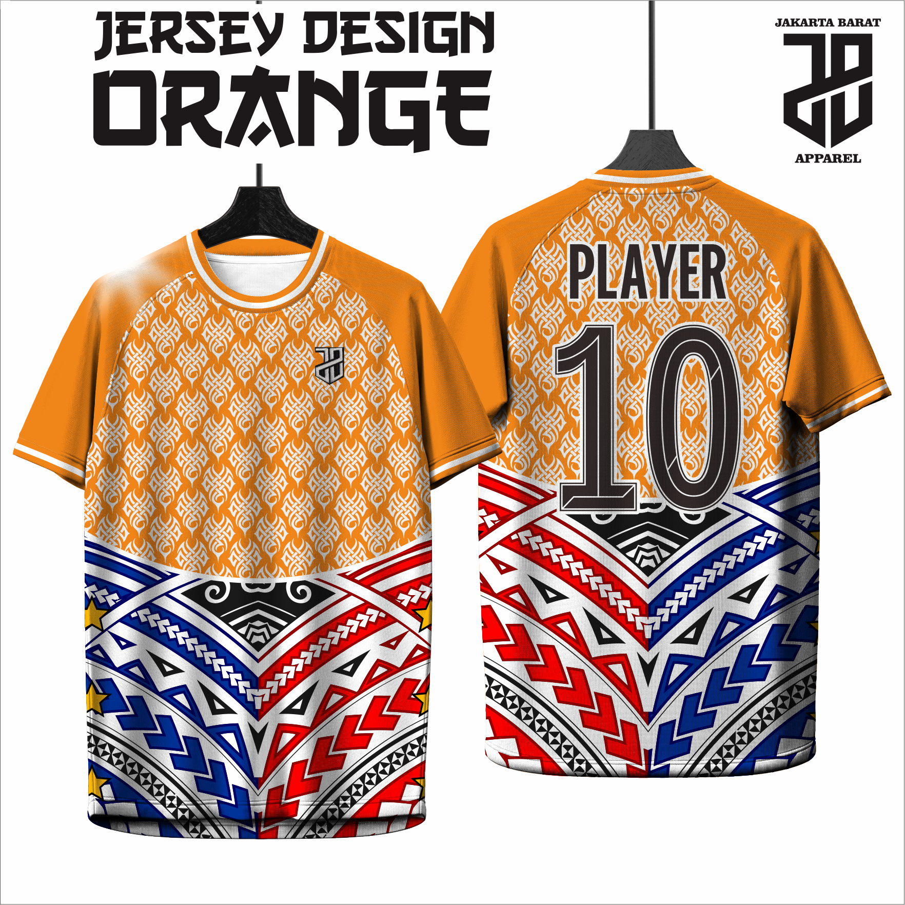 KAOS JERSEY FUTSAL & BADMINTON BAJU Gaming ORANGE Keren Motif Geometris – Nyaman & Stylish  DRY FIT PREMIUM MURAH KIDS ANAK DAN DEWASA BIG SIZE (Copy) (Copy) (Copy)