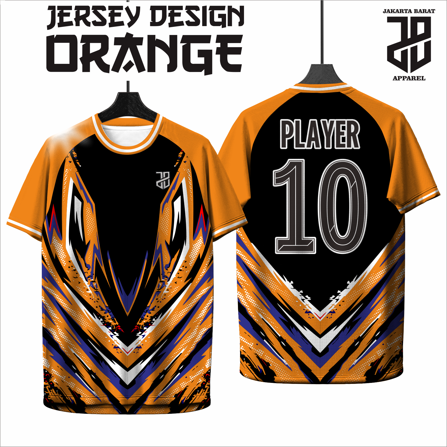 KAOS JERSEY FUTSAL & BADMINTON BAJU Gaming ORANGE Keren Motif Geometris – Nyaman & Stylish  DRY FIT PREMIUM MURAH KIDS ANAK DAN DEWASA BIG SIZE (Copy) (Copy) (Copy)