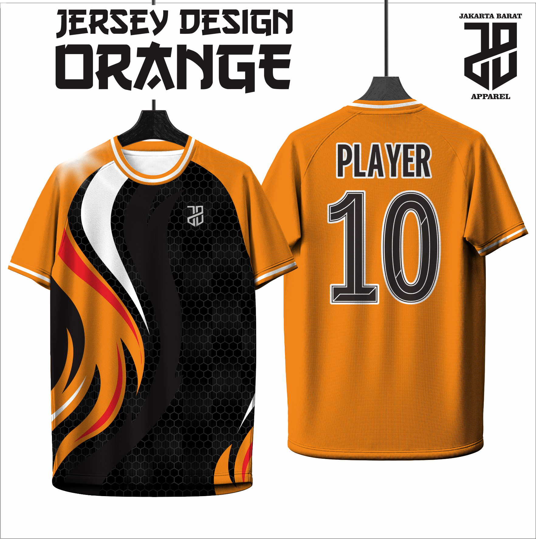 KAOS JERSEY FUTSAL & BADMINTON BAJU Gaming ORANGE Keren Motif Geometris – Nyaman & Stylish  DRY FIT PREMIUM MURAH KIDS ANAK DAN DEWASA BIG SIZE (Copy) (Copy) (Copy)