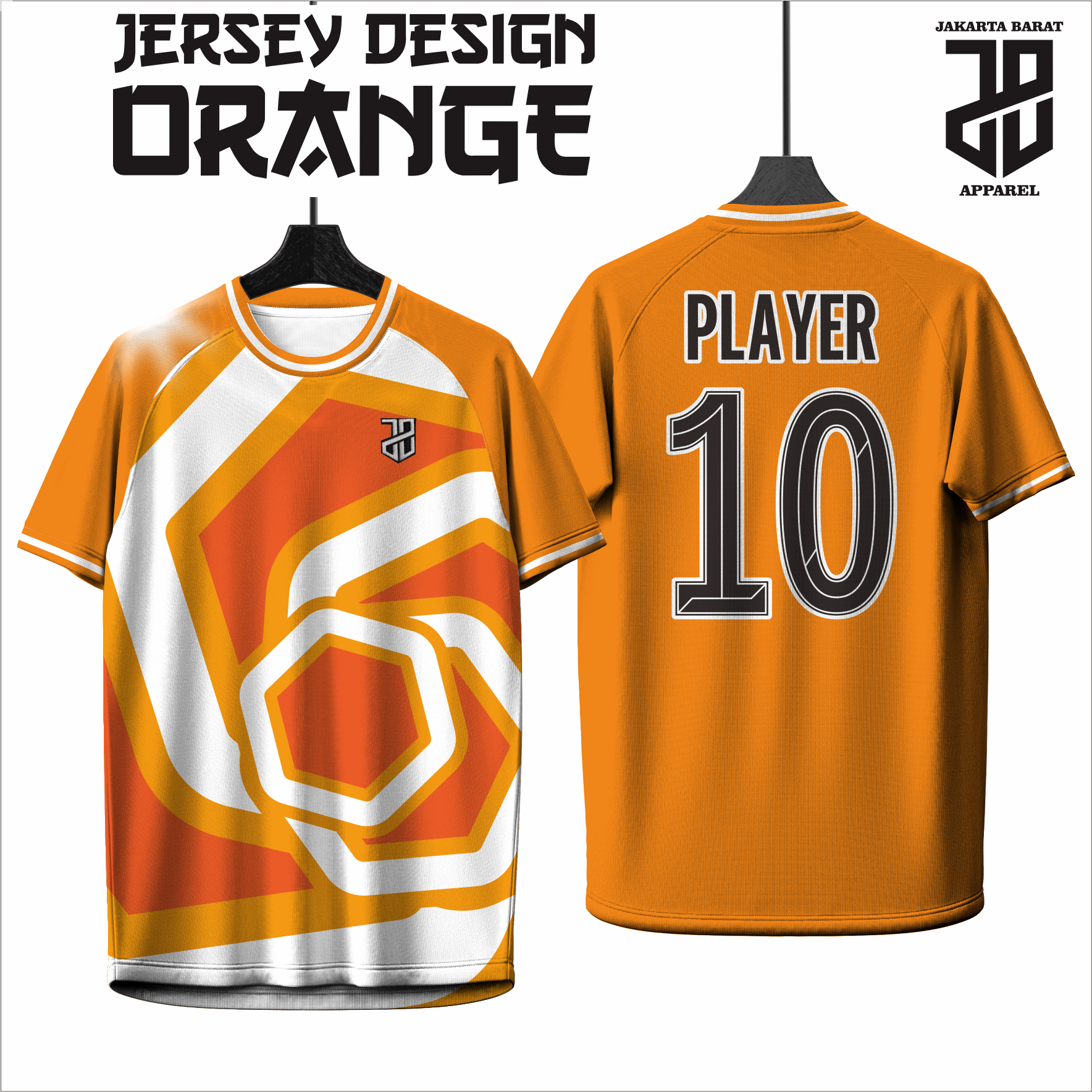 KAOS JERSEY FUTSAL & BADMINTON BAJU Gaming ORANGE Keren Motif Geometris – Nyaman & Stylish  DRY FIT PREMIUM MURAH KIDS ANAK DAN DEWASA BIG SIZE (Copy) (Copy) (Copy)