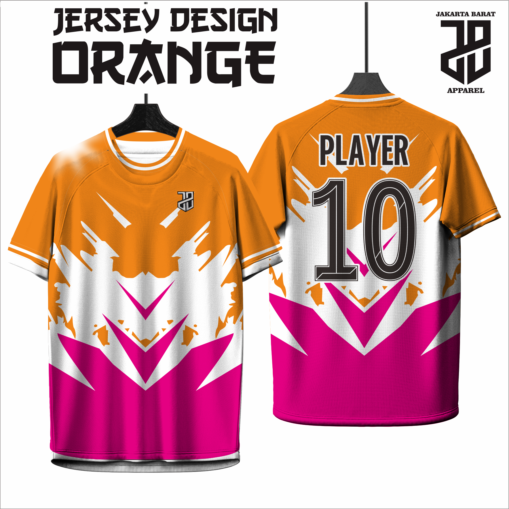 KAOS JERSEY FUTSAL & BADMINTON BAJU Gaming ORANGE Keren Motif Geometris – Nyaman & Stylish  DRY FIT PREMIUM MURAH KIDS ANAK DAN DEWASA BIG SIZE (Copy) (Copy) (Copy)